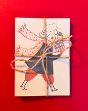 Load image into Gallery viewer, Fáránlega krúttleg jólakort - fimm í búnti