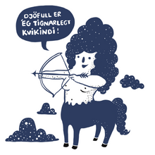 Load image into Gallery viewer, Bogamaðurinn - Prent
