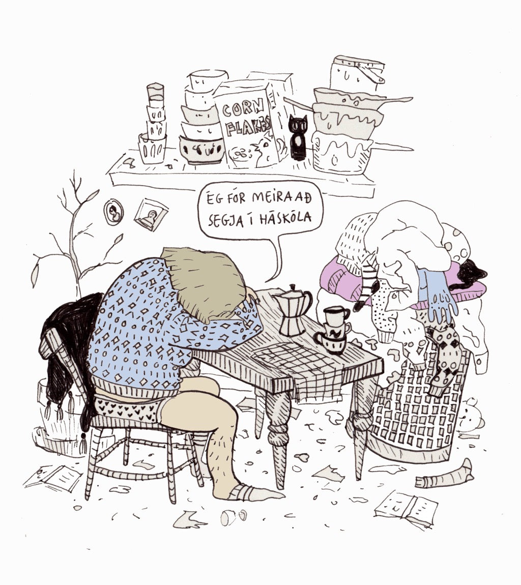 Ég fór meira að segja í háskóla - Prent