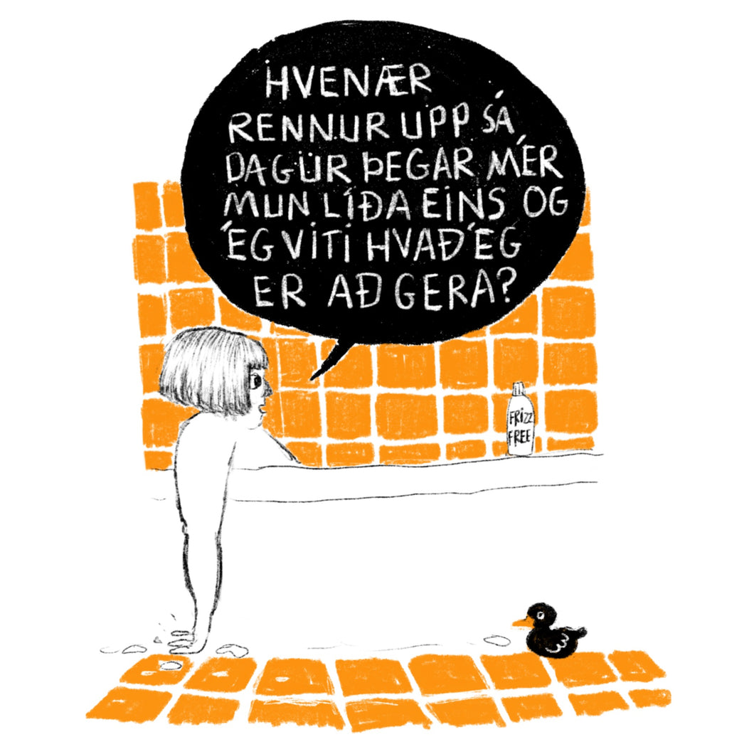 Hvenær rennur upp sá dagur - Prent