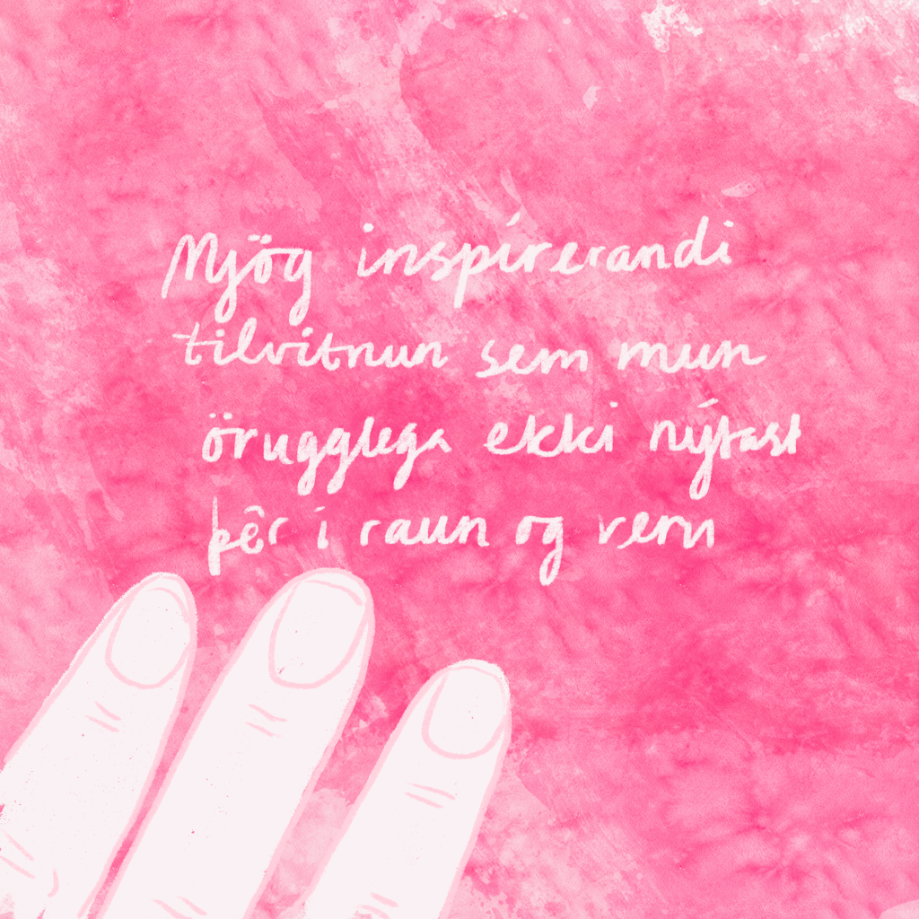 Inspírerandi kvót - Prent