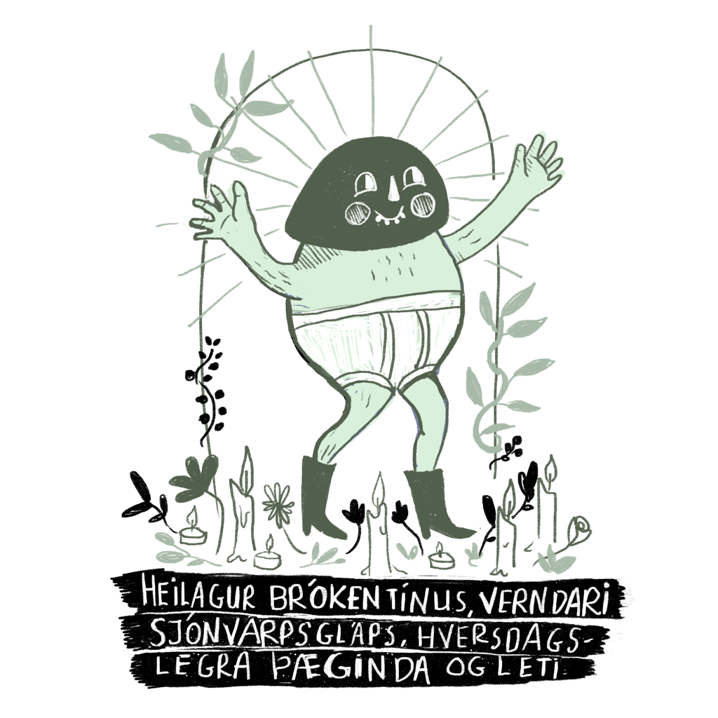 Heilagur Brókentínus - Prent