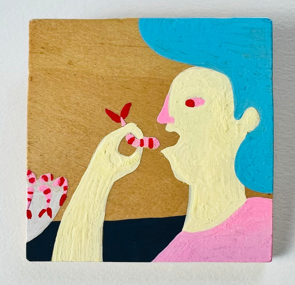 Rækjukokteill - málverk