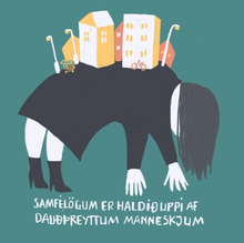 Load image into Gallery viewer, Dauðþreyttar manneskjur - Prent
